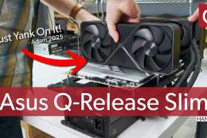 Hands-on with Asus Q-Release Slim PCIe slots: Just yank it