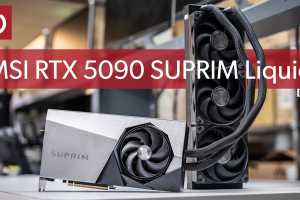 What does a $2500 GPU get you? Let's check out MSI's liquid-cooled RTX 5090